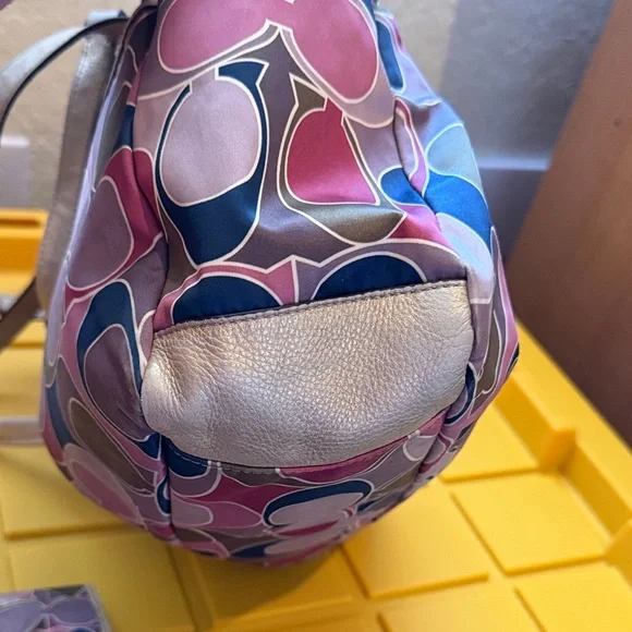 Coach Colorful Signature Tote Bag - Picture 3 of 16